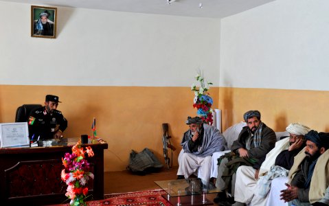 Shah Joy district Afghan Local Police pay day 120201-N-CI175-023