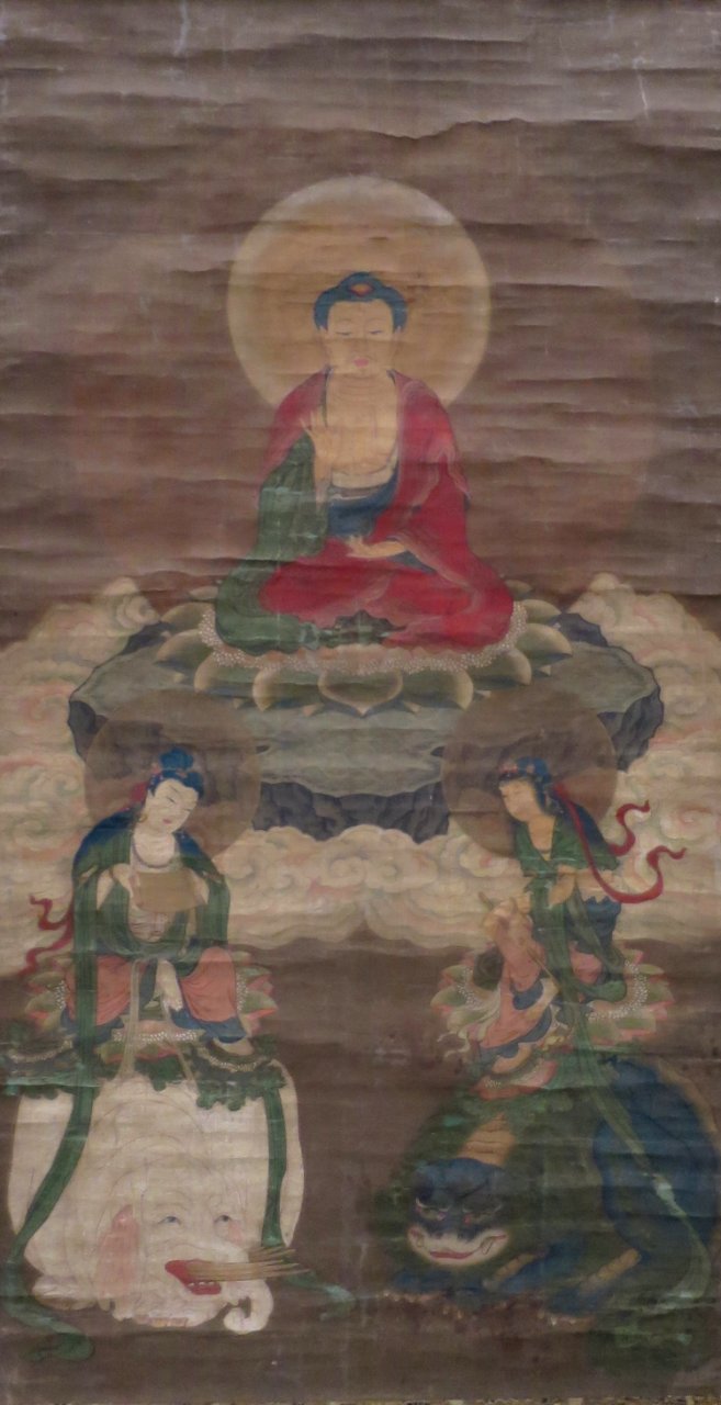 Shaka (Sakyamuni) Triad, 14th century, Tokyo National Museum