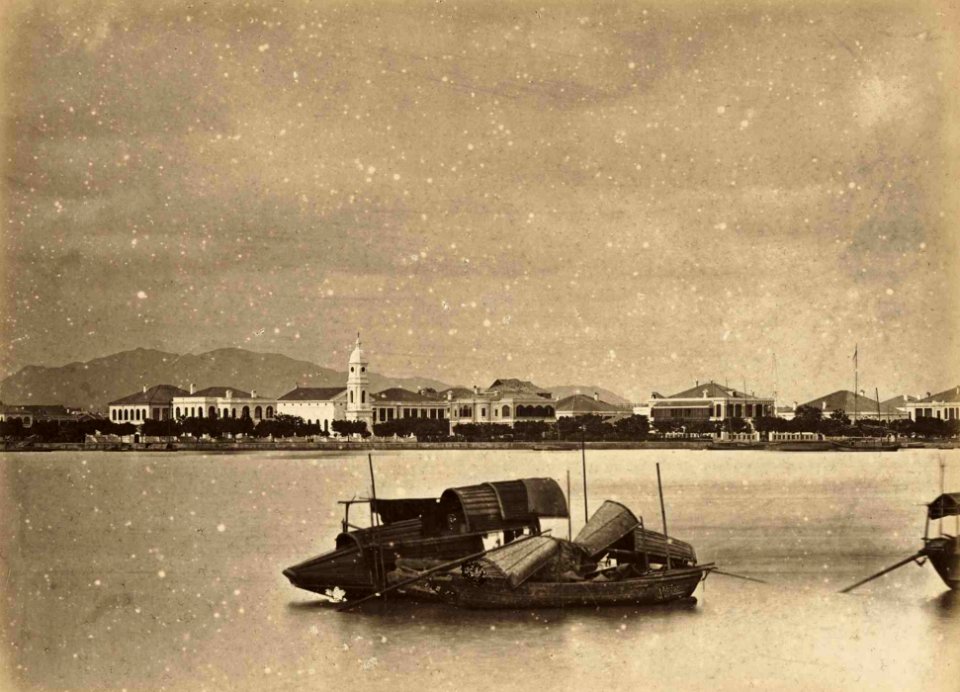 Shamian Island by Lai Afong, 1870