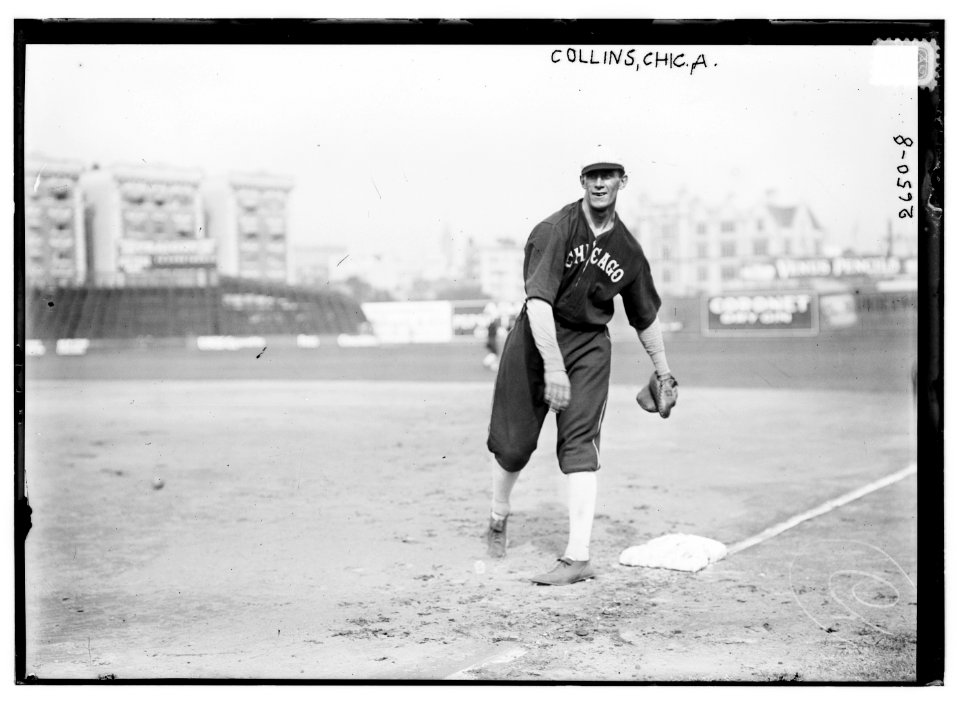 Shano Collins, Chicago AL, at Hilltop Park, NY (baseball) LCCN2014692661
