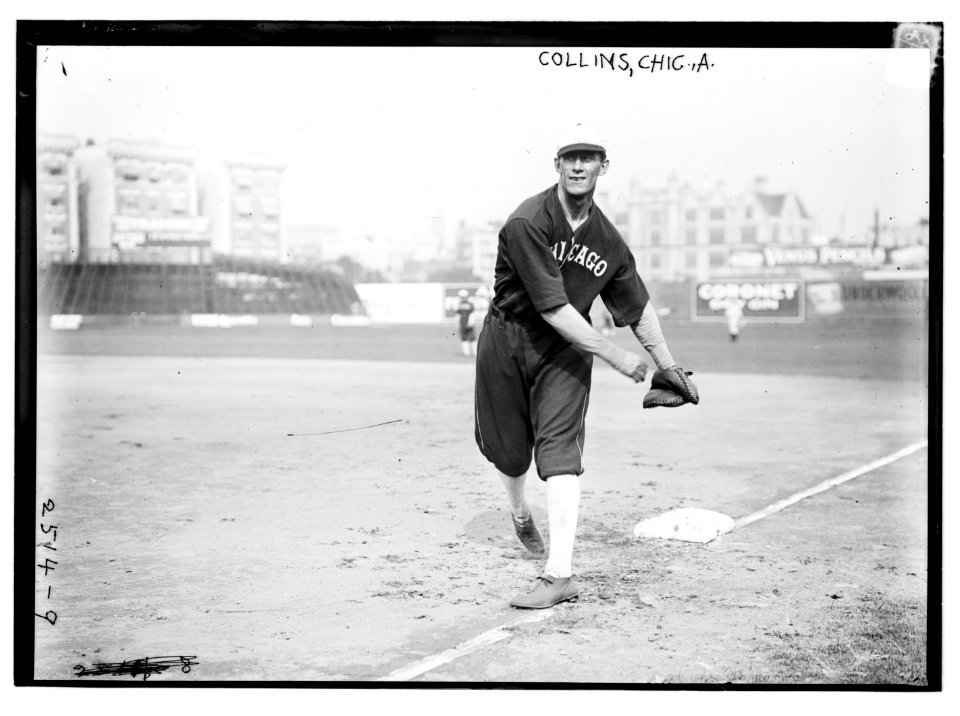 Shano Collins, Chicago AL, at Hilltop Park, NY (baseball) LCCN2014691719