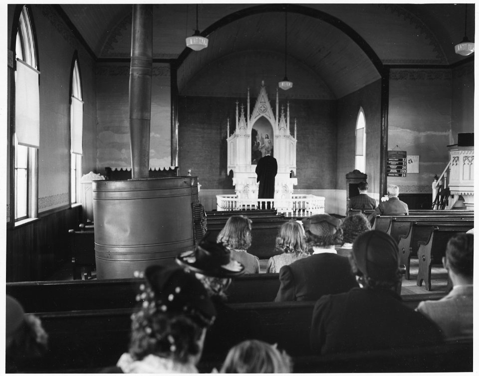 Shelby County, Iowa. The church is the most important institution in Irwin today. Were it not for t . . . - NARA - 522065