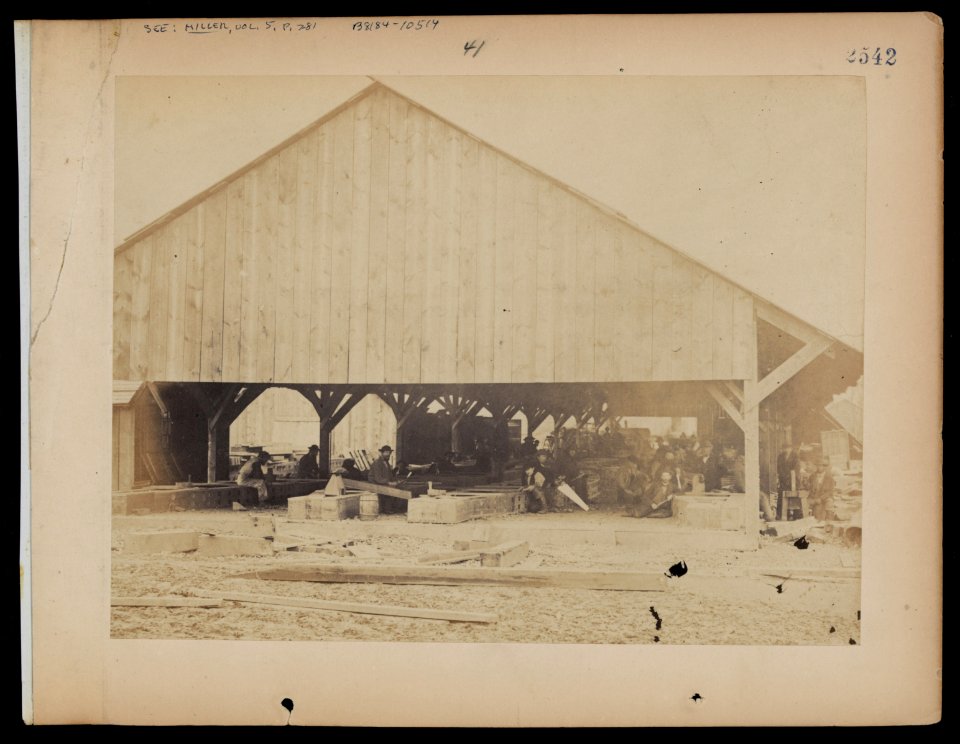 Shed at carpenter shop at Alexandria LCCN2006676170