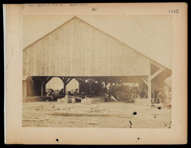 Shed at carpenter shop at Alexandria LCCN2006676170