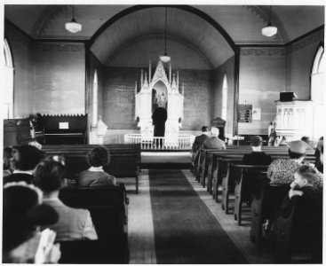 Shelby County, Iowa. The church is the most important institution in Irwin today. Were it not for t . . . - NARA - 522064