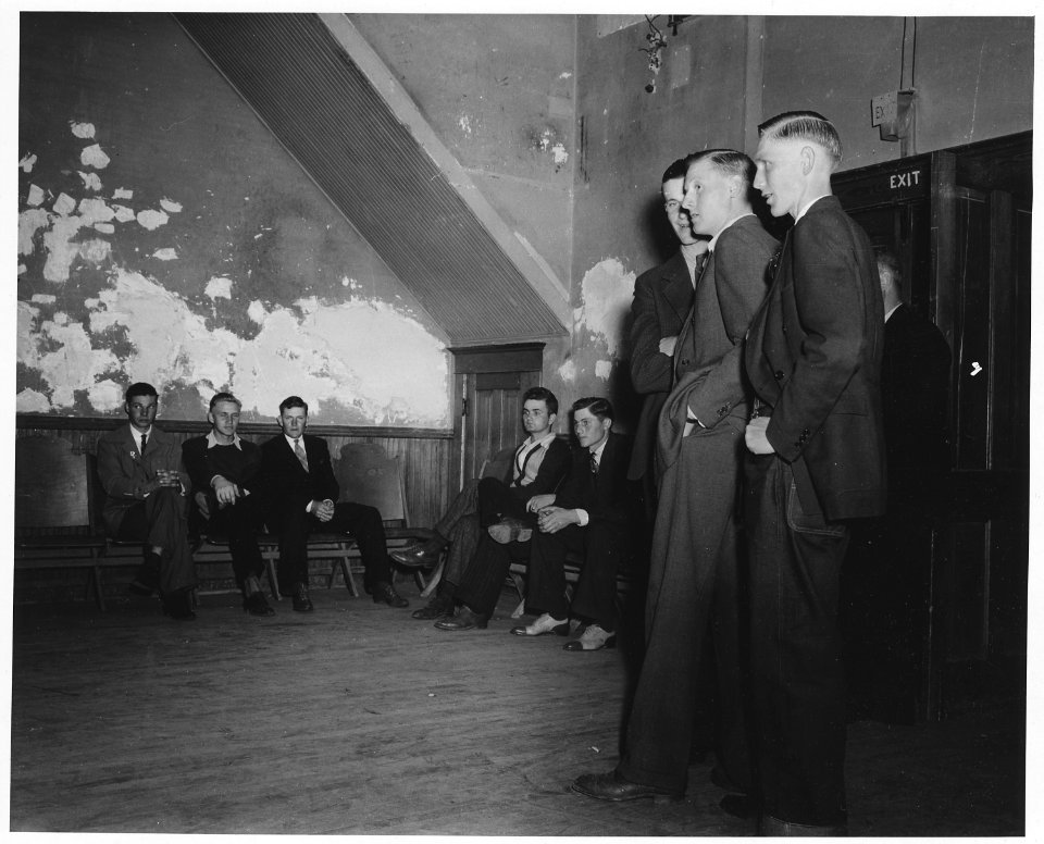 Shelby County, Iowa. Dances are sometimes given in the Old Opera House (a privately-owned building . . . - NARA - 522393