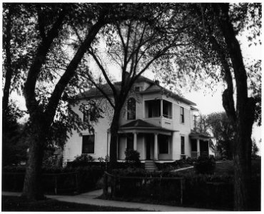Shelby County, Iowa. Homes in the village are almost all comfortable and well-kept. Beyond this, the . . . - NARA - 522323