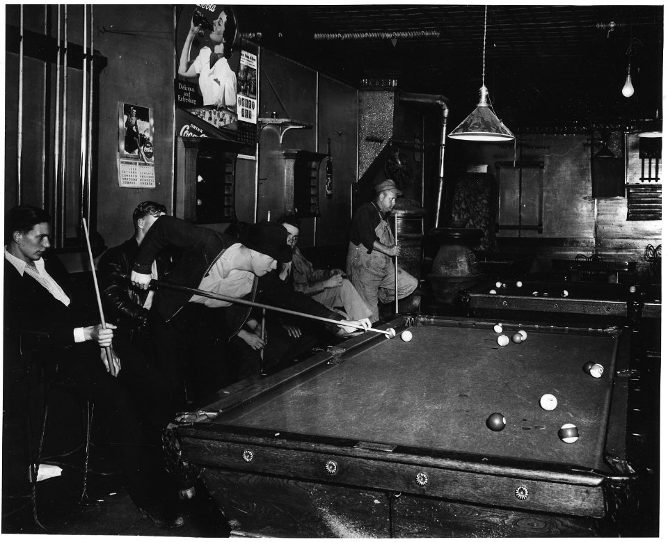 Shelby County, Iowa. Commercialized entertainment in the village is confined to the movie house, whi . . . - NARA - 522389