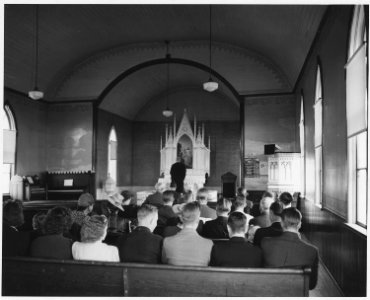 Shelby County, Iowa. The church is the most important institution in Irwin today. Were it not for t . . . - NARA - 522063