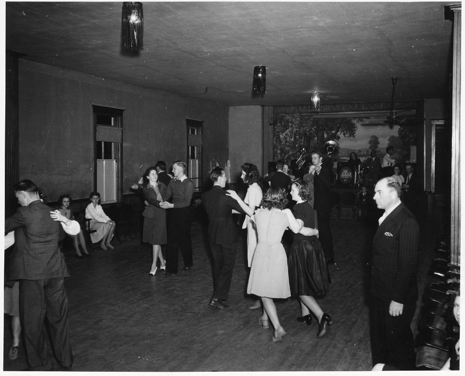 Shelby County, Iowa. Dances are sometimes given in the Old Opera House (a privately-owned building . . . - NARA - 522396