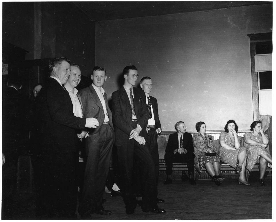 Shelby County, Iowa. Dances are sometimes given in the Old Opera House (a privately-owned building . . . - NARA - 522394