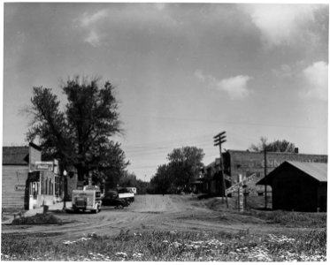 Shelby County, Iowa. The village of Irwin is the center of a community - village and hinterland - . . . - NARA - 522315