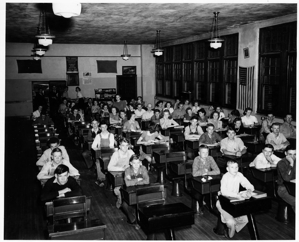 Shelby County, Iowa. The general attitude in this community about education is that every child shou . . . - NARA - 522400