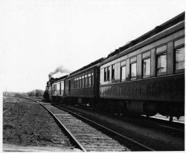 Shelby County, Iowa. Several trains a day stop at the Irwin depot, most of them just long enough to . . . - NARA - 522351