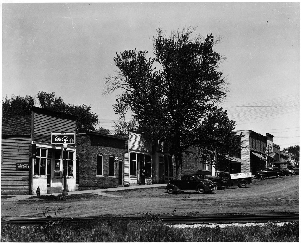 Shelby County, Iowa. The village of Irwin is the center of a community - village and hinterland - . . . - NARA - 522317