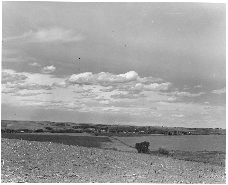 Shelby County, Iowa. This is the land that supports the people in Irwin - some of the best land in . . . - NARA - 522293