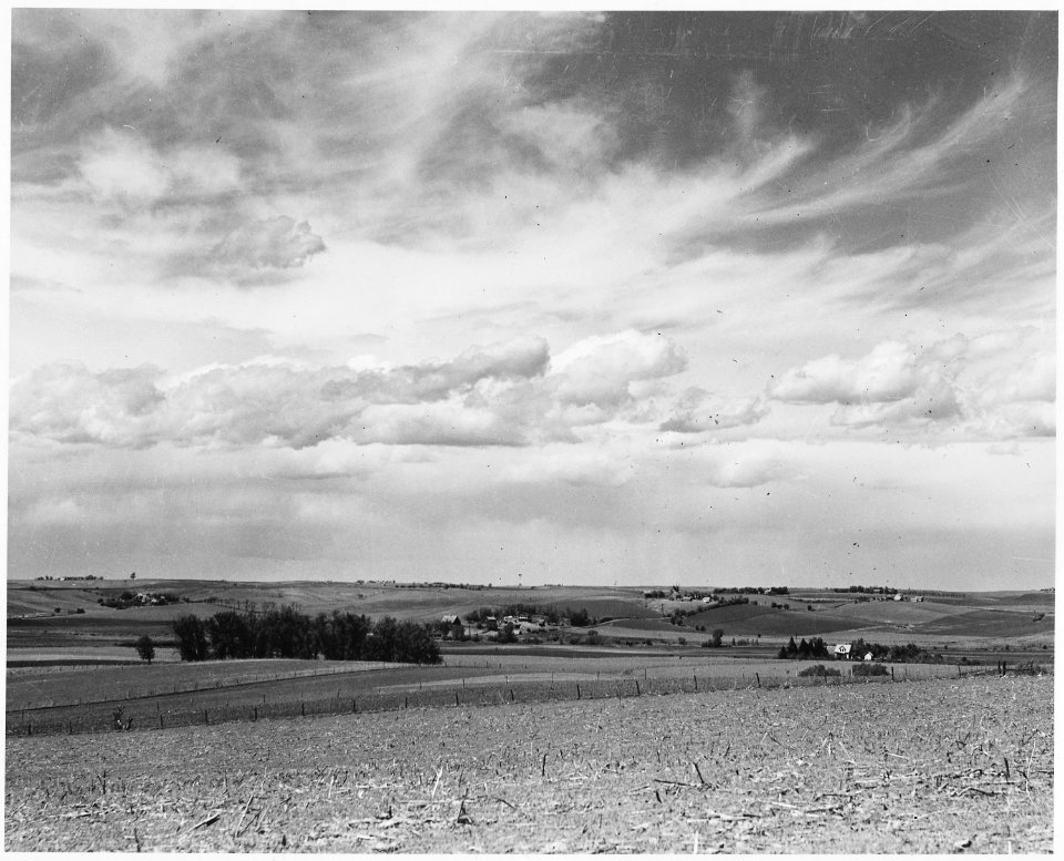 Shelby County, Iowa. This is the land that supports the people in Irwin - some of the best land in . . . - NARA - 522299
