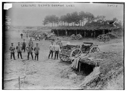 Shelters behind German Lines LCCN2014702026