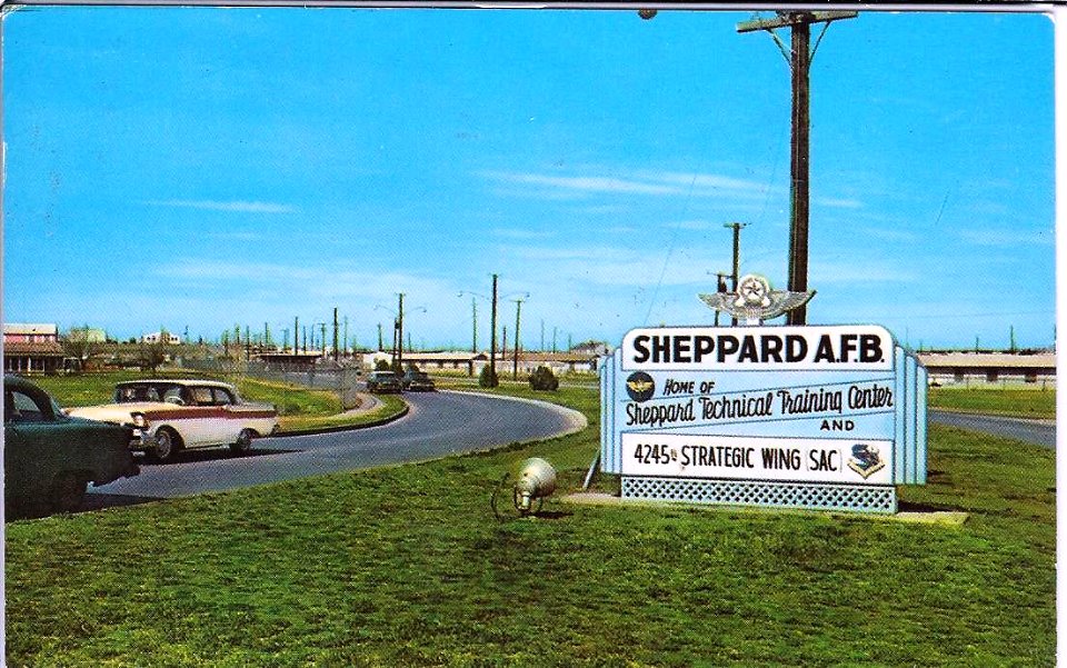 Sheppard Air Force Base - Welcome Sign
