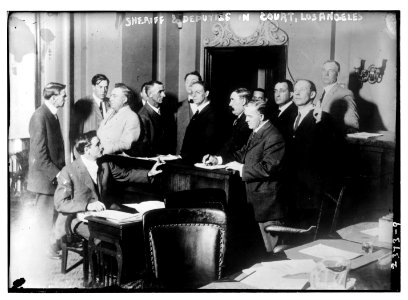 Sheriff & deputies in Ct., L.A. Calif LCCN2014690186