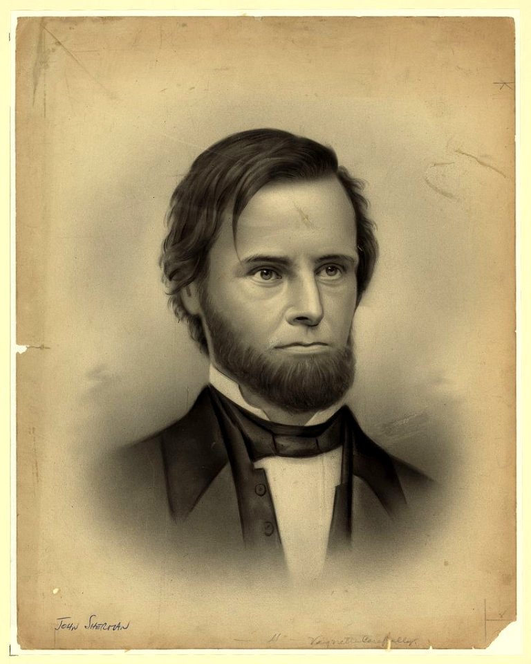 John Sherman 1846 drawing
