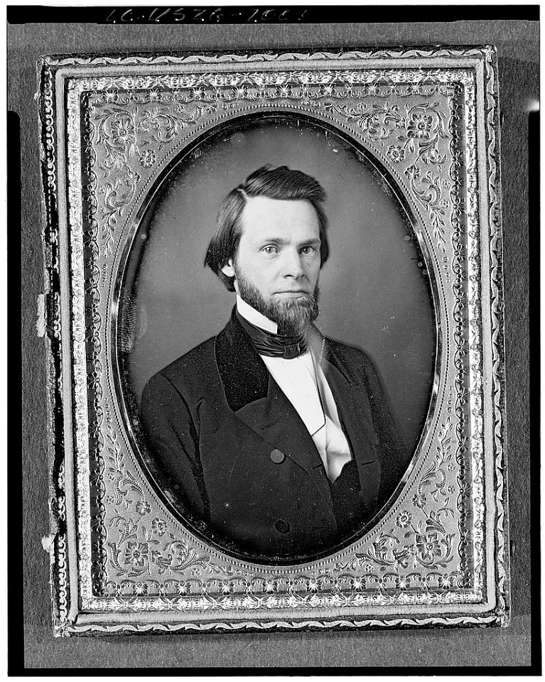 John Sherman oval daguerreotype
