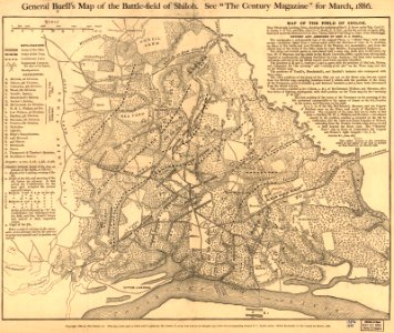 Shiloh map by Buell
