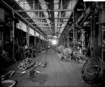 Shipyard Engineers' Shop at John Brown and Co Ltd, Clydebank, 1901 RMG G10566