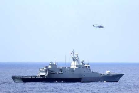 Ships and aircraft search for a missing Malaysian Airlines jet. (13132494885)