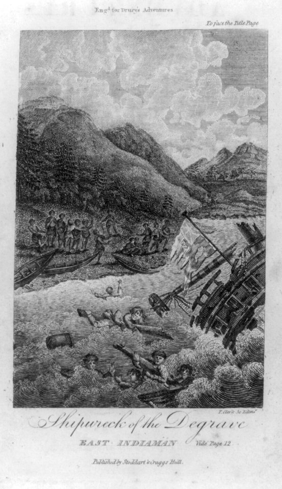 Shipwreck of the DEGRAVE, East Indiaman LCCN2007677010