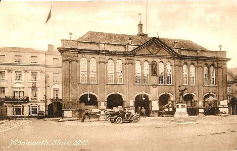 Shire Hall Monmouth 1940s
