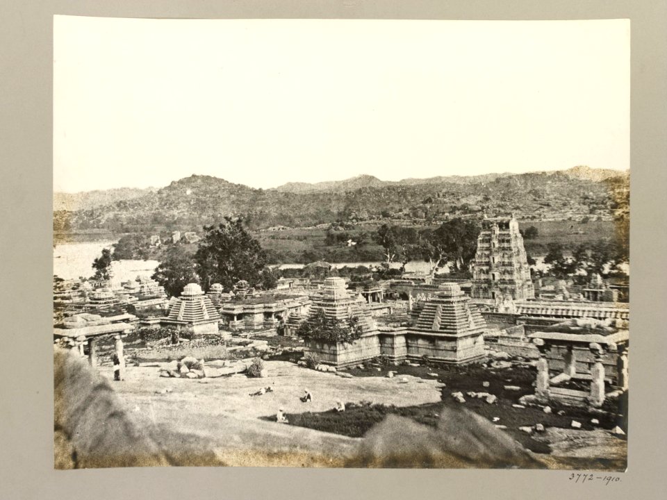 Shiva Temples at Hemakuta Hill 1856 photo