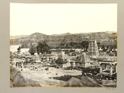 Shiva Temples at Hemakuta Hill 1856 photo photo