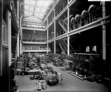 Shipyard General Store at John Brown and Co Ltd, Clydebank, 1901 RMG G10567