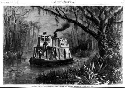 Shooting Alligators on the Upper St. Johns, Florida LCCN2003653482