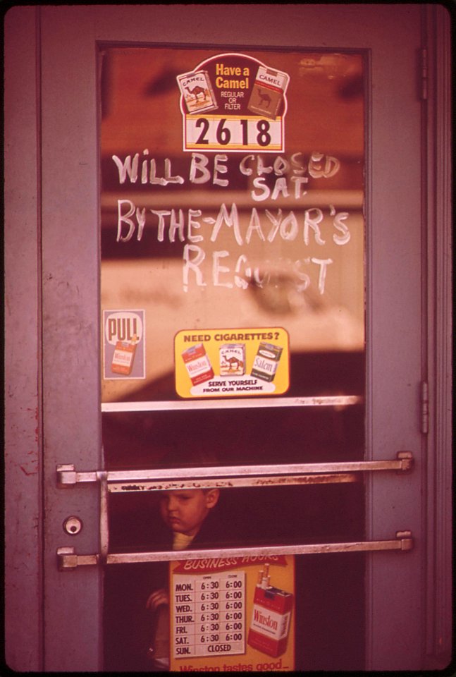 Shop-is-evacuated-when-a-barge-carrying-liquid-chlorine-threatened-to-spill-its-poisonous-contents-april-1972 7651323290 o