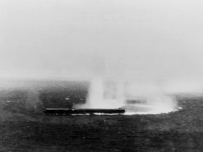 Shokaku attacked in Coral sea