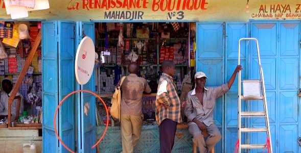 Shop in the PK5 district, Bangui, september 2014