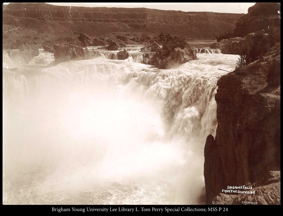 Shoshone Falls from the Southside. C.R. Savage