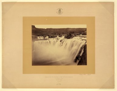 Shoshone Falls, Idaho - T. H. O'Sullivan, phot. LCCN2006683887