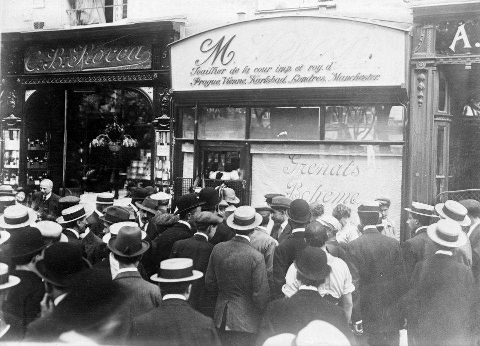 Shop wrecked by mob, Paris (LOC)