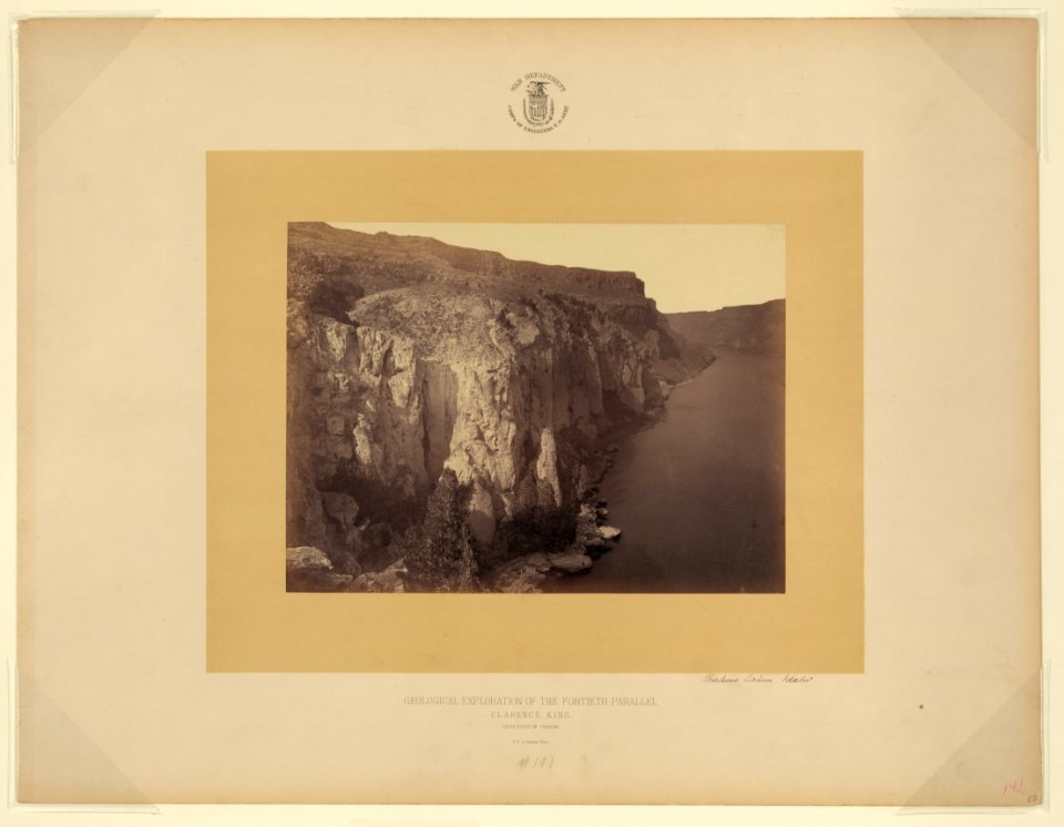 Shoshone Cañon, Idaho - T.H. O'Sullivan, phot. LCCN2004666658
