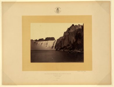 Shoshone Falls, Idaho - T.H. O'Sullivan, phot. LCCN2004666657