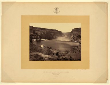 Shoshone Cañon and Falls, Idaho - T.H. O'Sullivan, phot. LCCN98503895