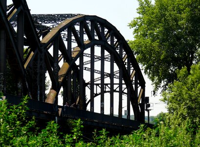 Stahlbau railway bridge iron