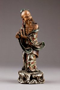 Shou Lao gjord av porlin i Kina under Mingdynastin (1368-1644) - Hallwylska museet - 95592