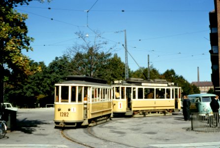 SHS excursion with tram line 1 at Sløjfen 01