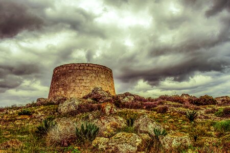 Medieval stone sky
