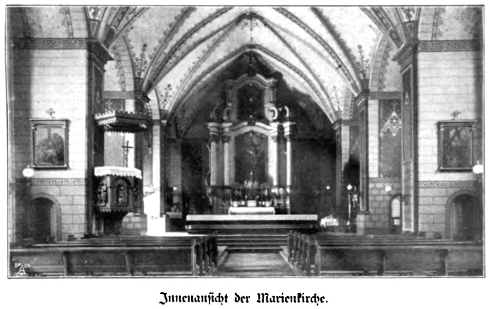 SI Marienkirche Innen Ludorff 1903