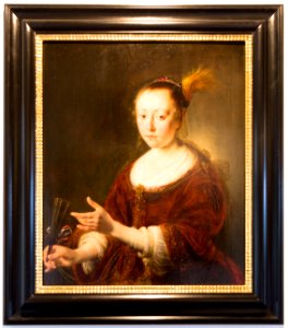 Sanok, Muzeum Historyczne, obraz Dama z wachlarzem